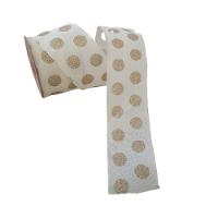 Fita Aramada Com Bolinhas Douradas Comp 9.14m - 1