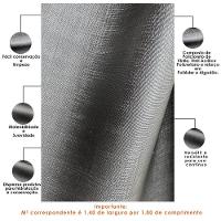 Facto Dunas Preto Para Poltrona Cabeceira Estofado Metro - 8