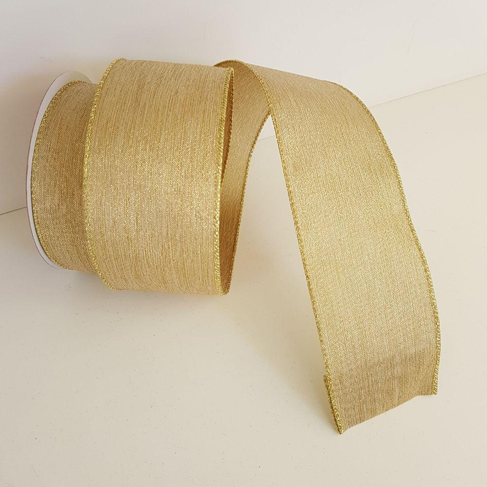 Fita Aramada Dourada Comp 9.14m - 2