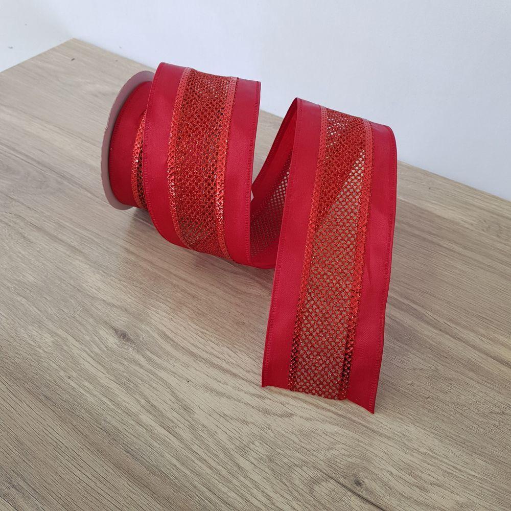 Fita Aramada Cetim E Tela Comp 9.14m - 3