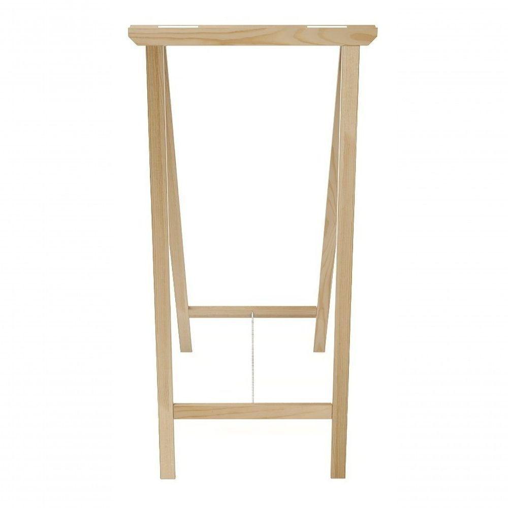 Cavalete 100cm Suporte De Balcão Mesa C/tábua Natural 100cm - 6