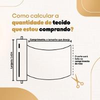 Tecido Para Tapeçaria No Metro 1,0m X 1,42m Castellar Móbile Linho Bege Claro - 2