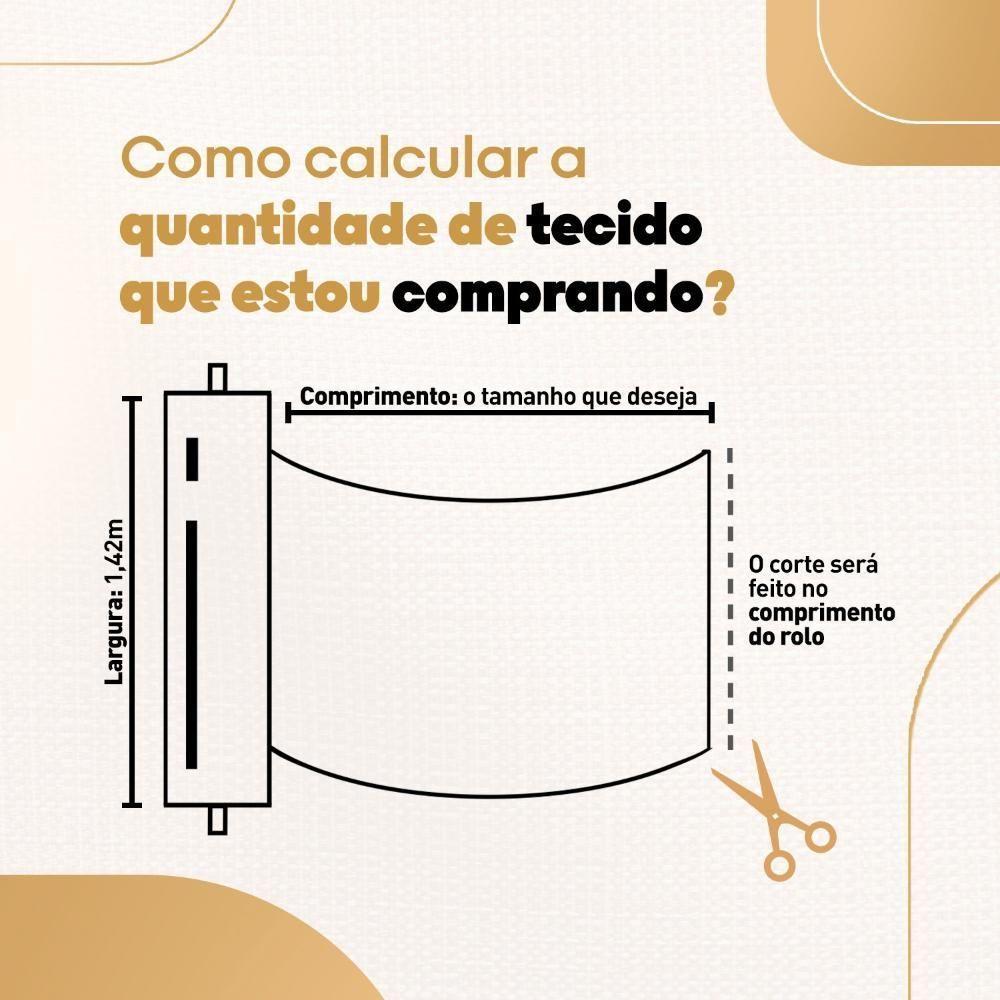 Tecido Para Tapeçaria No Metro 1,0m X 1,42m Castellar Móbile Linho Azul - 2