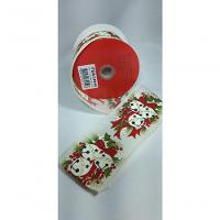 Fita Decorativa Bege Com Estampa De Bolas - 5