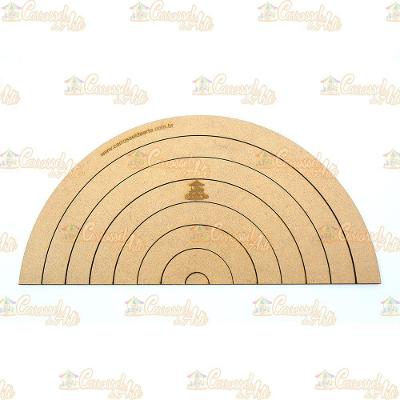 Gabarito Meio Circulo Mdf G012