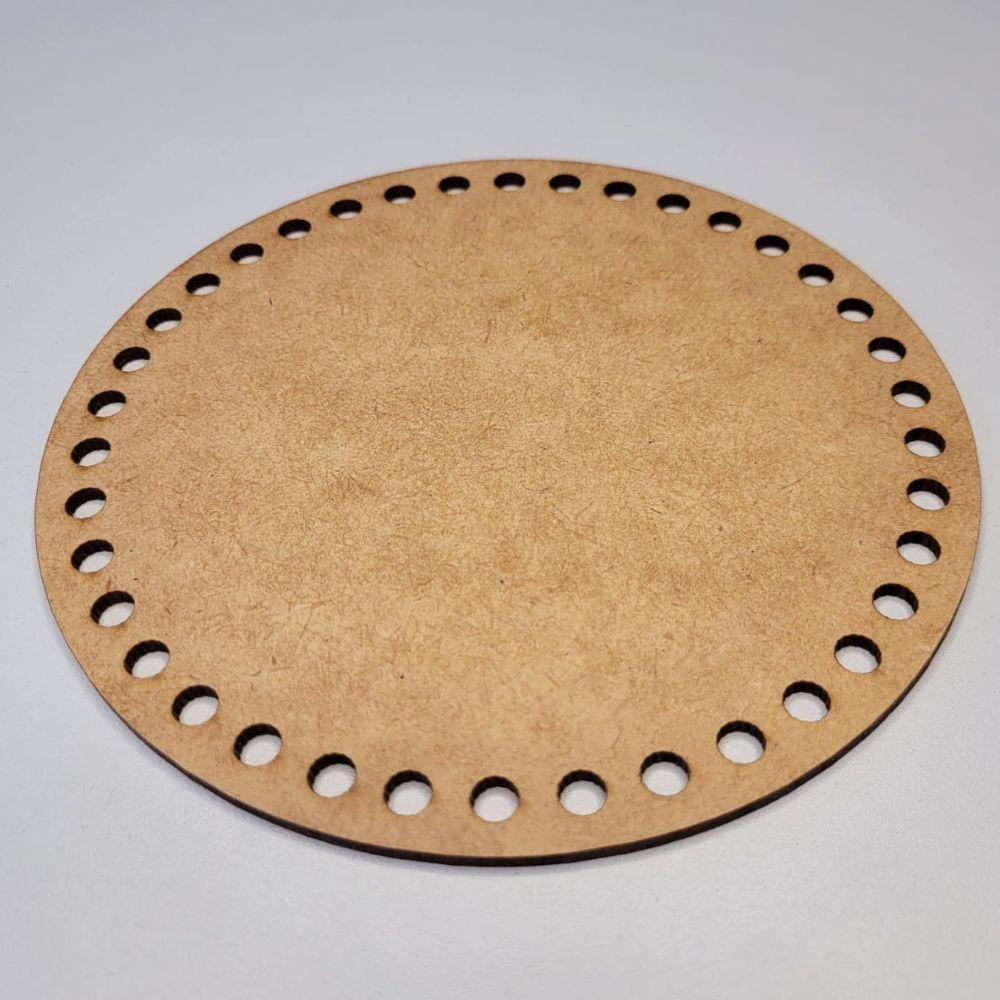 Base Para Crochê Em Mdf Cru Circulo (12x12) - 2
