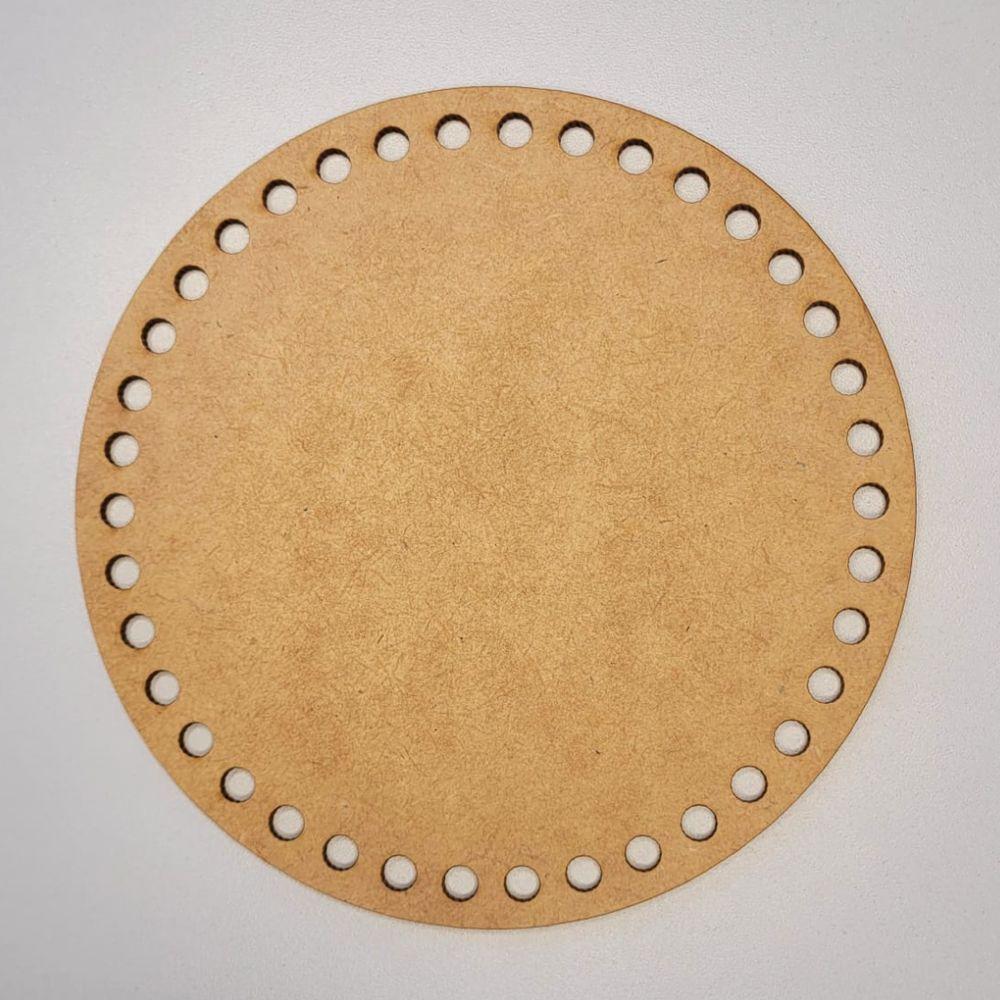 Base Para Crochê Em Mdf Cru Circulo (12x12) - 3