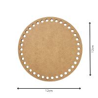 Base Para Crochê Em Mdf Cru Circulo (12x12) - 4