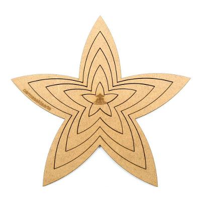 Gabarito Estrela Gorda Mdf G005