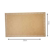 Base Para Crochê Em Mdf Cru Retângular (25x15) - 4