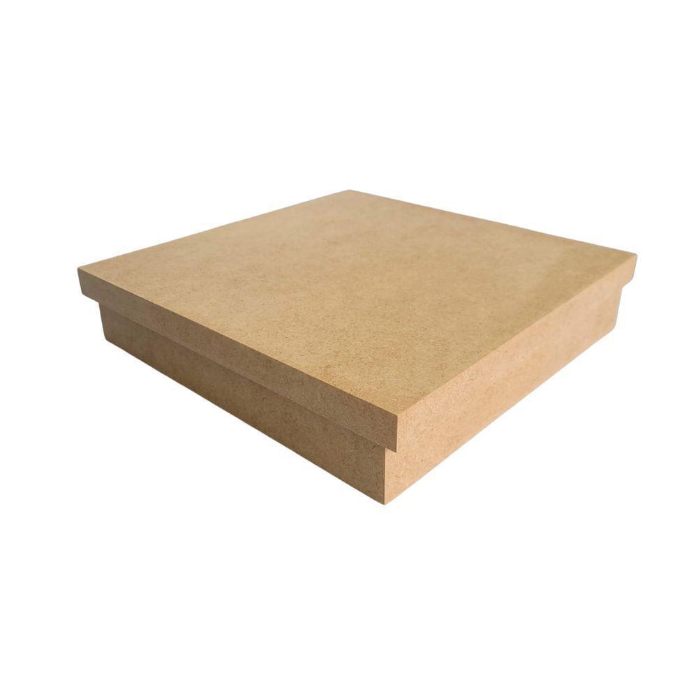 Caixa 100% Mdf Cru (25x25x05) Mdf Cru - 1