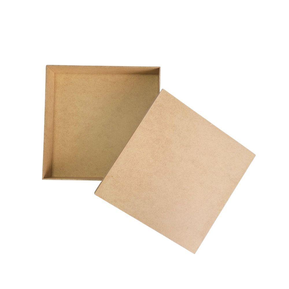 Caixa 100% Mdf Cru (25x25x05) Mdf Cru - 2