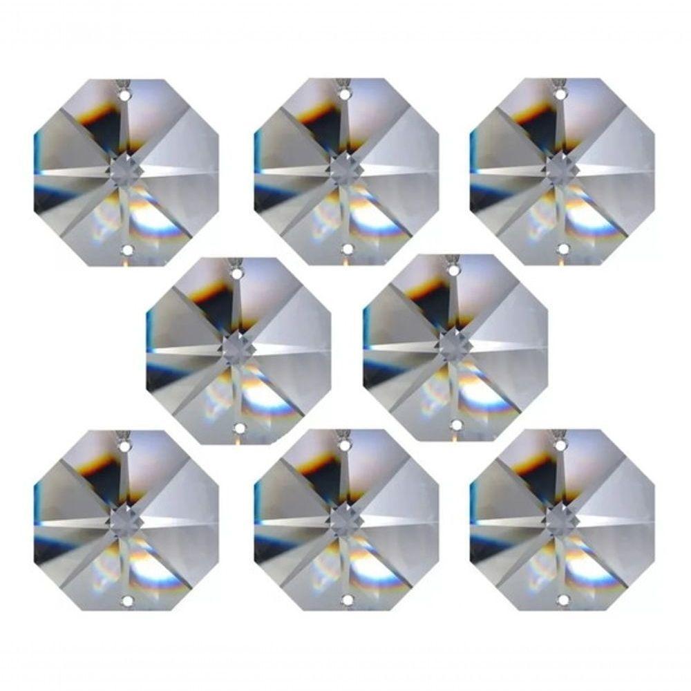 Kit 50 Castanhas De Cristal Italiana 14 Mm Para Lustres - 1