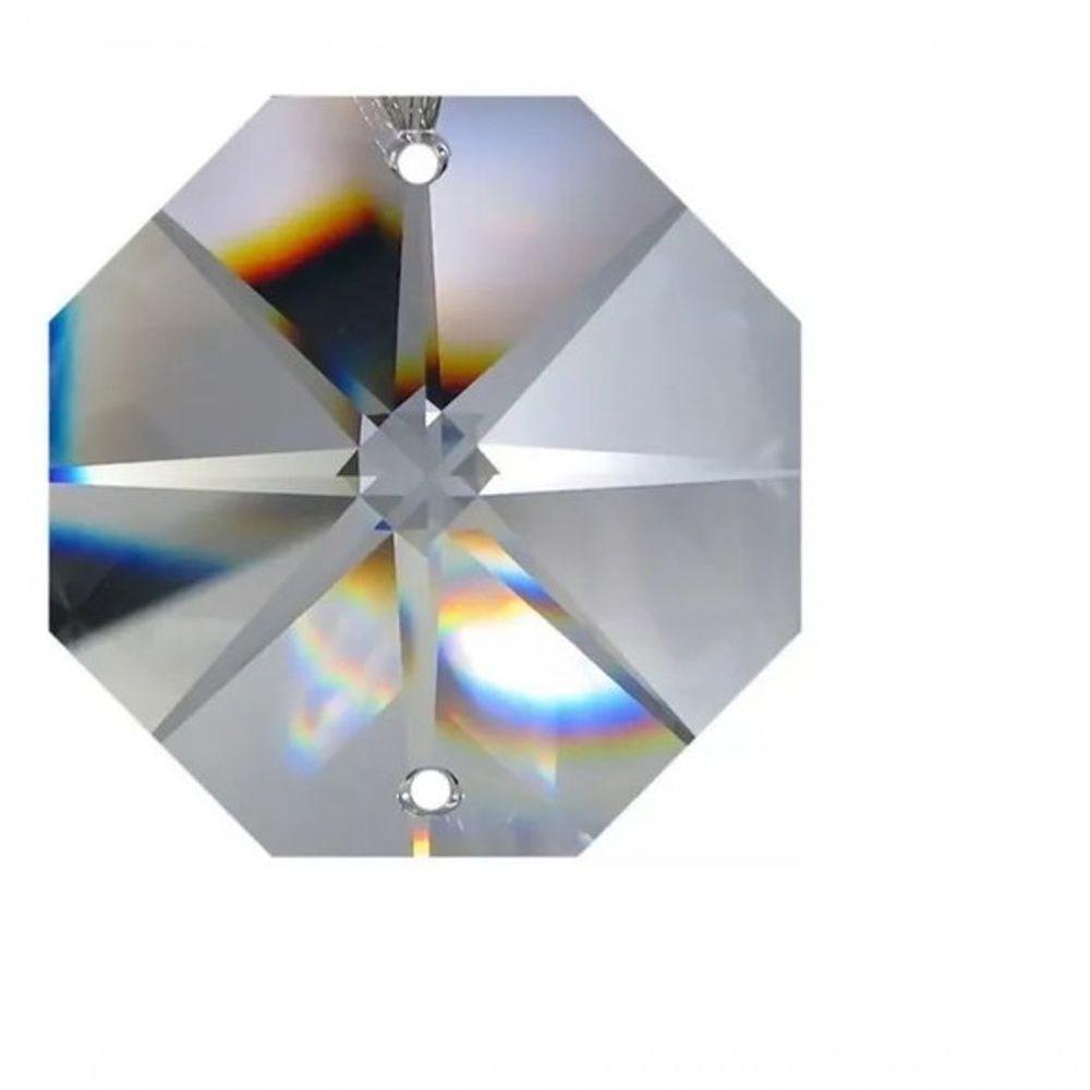 Kit 50 Castanhas De Cristal Italiana 14 Mm Para Lustres - 4