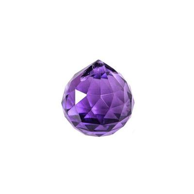 Bola De Cristal 3,0 Cm Lilas 03 Unidades
