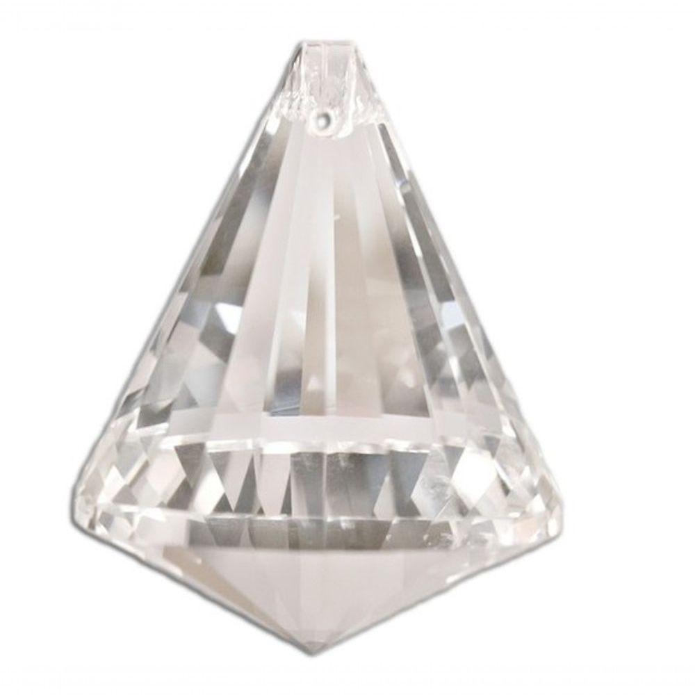 Kit 5 Pião Diamante De Cristal 3,0 Cm - 1