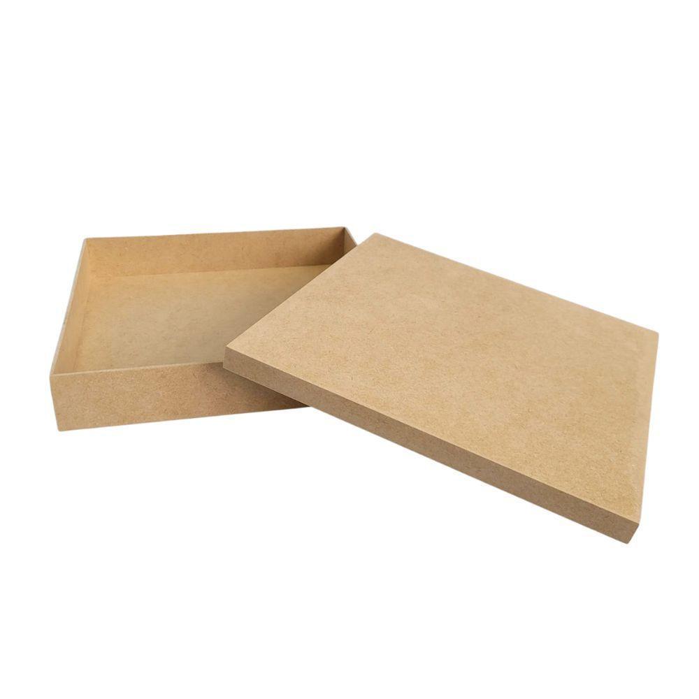 Caixa 100% Mdf Cru (30x30x05) Mdf Cru - 3
