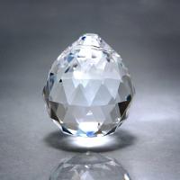 Kit 4 Bolas De Cristal Com Argolas 3,0 Cm Translúcida - 3