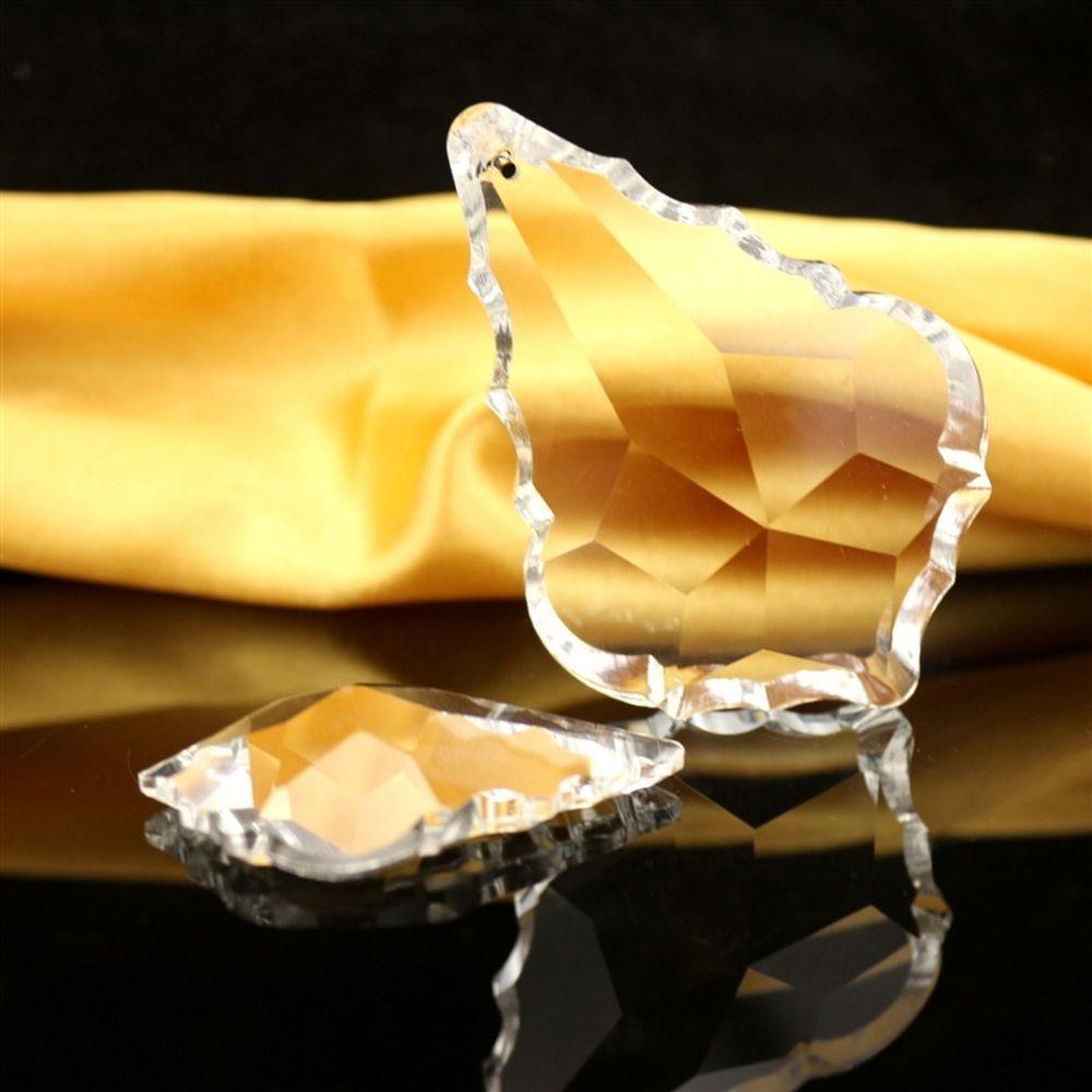 Kit 5 Placas Cristal Bacalhau 6,3 Cm P/lustres-mais Argolas - 2