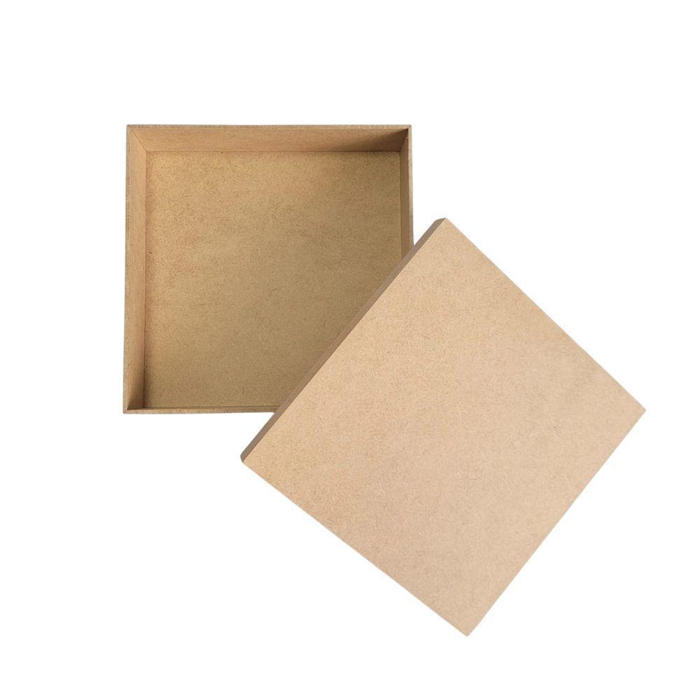 Caixa 100% Mdf Cru (20x20x05) Mdf Cru - 2