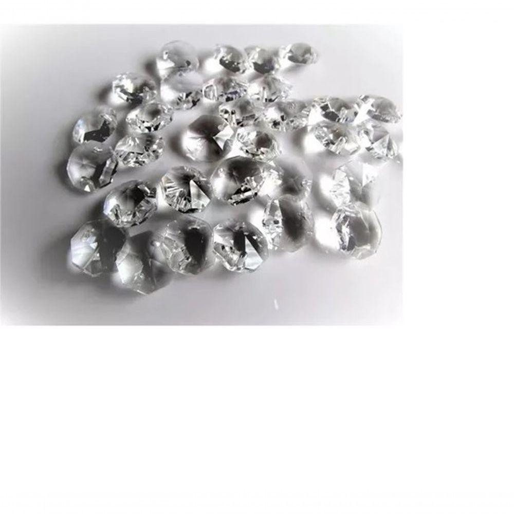 Kit 100 Castanhas De Cristal + 100 Argolas Para Lustres - 4