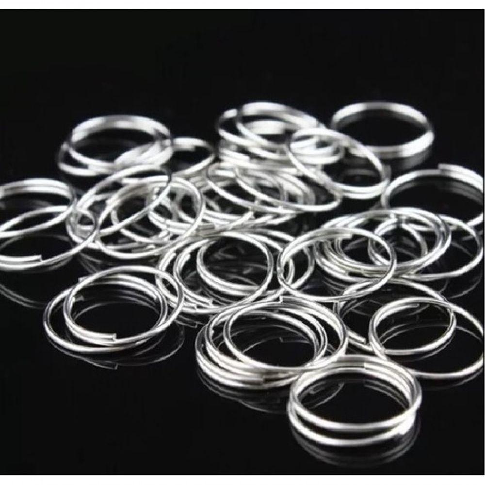 Kit 100 Castanhas De Cristal + 100 Argolas Para Lustres - 6