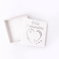 Caixas Personalizadas Brancas 100% Mdf (17x17x07) Feliz Aniversário 2