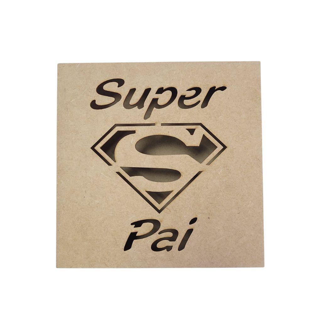 Caixas Personalizadas 100% Mdf Cru (17x17x07) Super Pai - 3