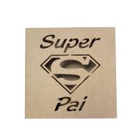 Caixas Personalizadas 100% Mdf Cru (17x17x07) Super Pai - 3