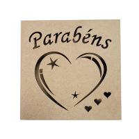 Caixas Personalizadas 100% Mdf Cru (17x17x07) Parabéns 2 - 3