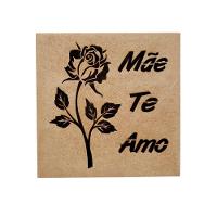 Caixas Personalizadas 100% Mdf Cru (17x17x07) Mãe Te Amo - 3