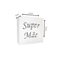 Caixas Personalizadas Brancas 100% Mdf (17x17x07) Super Mãe - 4