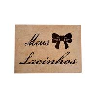 Caixa Personalizada Meus Lacinhos 100% Mdf (17x12x08) Mdf Cru - 3