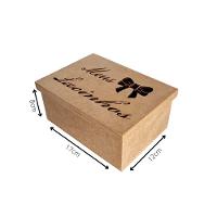 Caixa Personalizada Meus Lacinhos 100% Mdf (17x12x08) Mdf Cru - 5