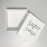Caixas Personalizadas Brancas 100% Mdf (17x17x07) Super Amiga - 2
