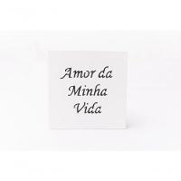 Caixas Personalizadas Brancas 100% Mdf (17x17x07) Amor Da Minha Vida - 3