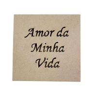 Caixas Personalizadas 100% Mdf Cru (17x17x07) Amor Da Minha Vida - 3