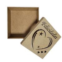 Caixas Personalizadas 100% Mdf Cru (17x17x07) Felicidades 1 - 2