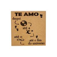 Caixas Personalizadas 100% Mdf Cru (17x17x07) Te Amo Daqui Até A Lua... - 3