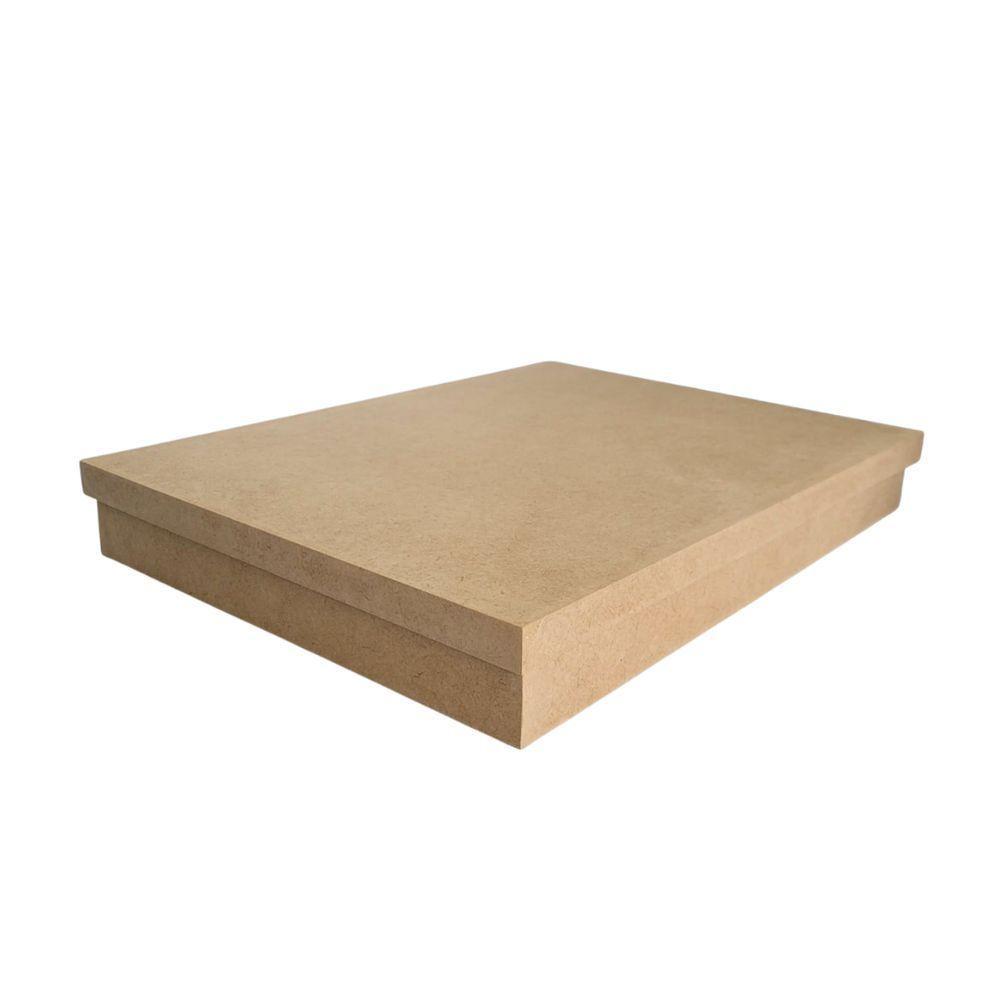 Caixa 100% Mdf Cru (40x30x05) Mdf Cru - 1