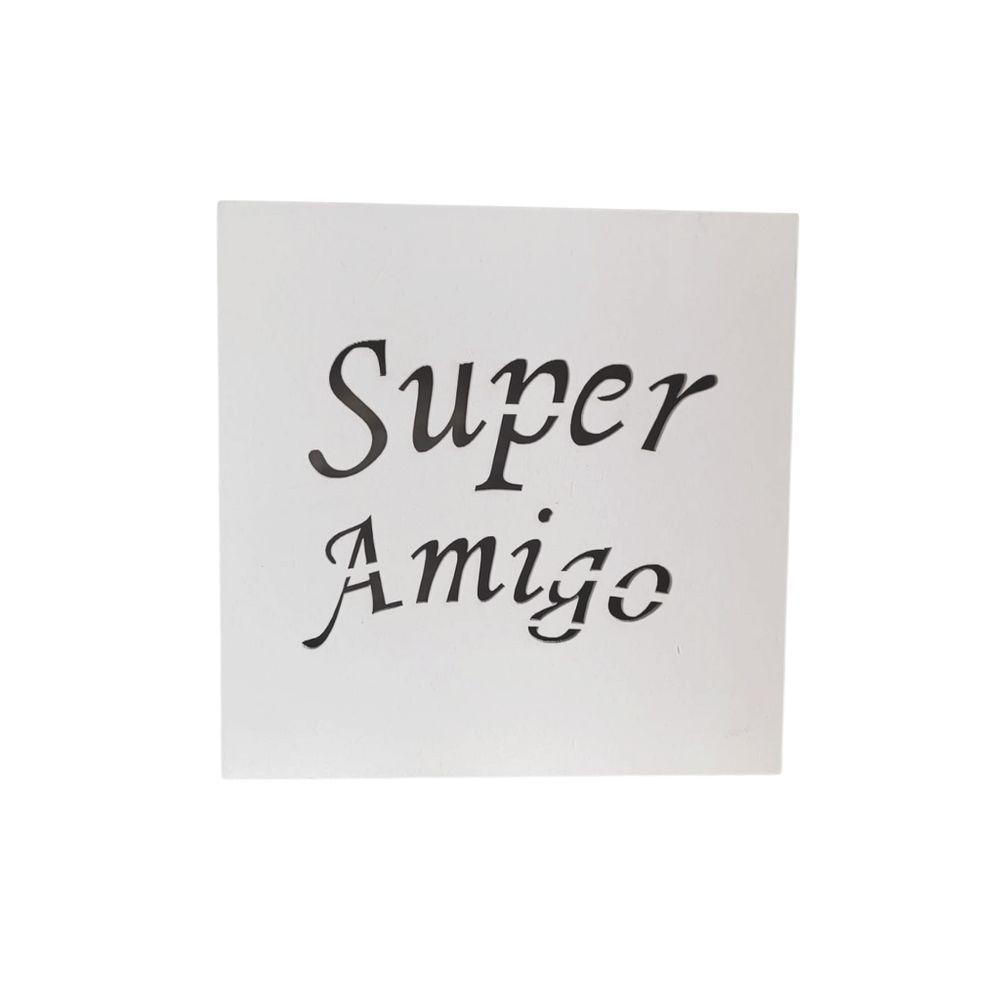 Caixas Personalizadas Brancas 100% Mdf (17x17x07) Super Amigo - 3
