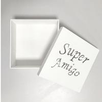 Caixas Personalizadas Brancas 100% Mdf (17x17x07) Super Amigo - 2