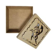 Caixas Personalizadas 100% Mdf Cru (17x17x07) Borboleta - 2