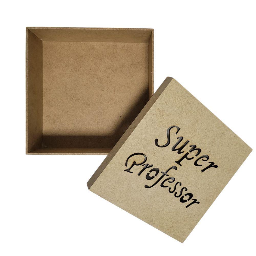 Caixas Personalizadas 100% Mdf Cru (17x17x07) Super Professor - 2