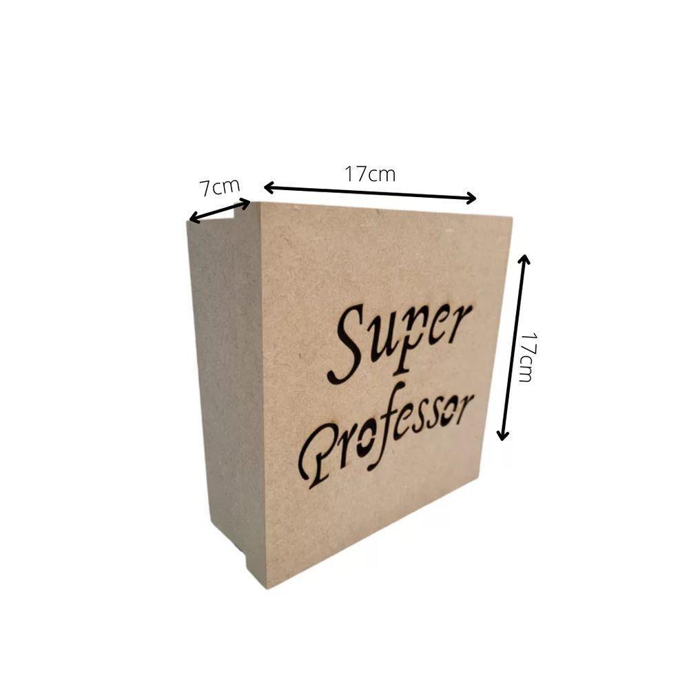 Caixas Personalizadas 100% Mdf Cru (17x17x07) Super Professor - 4