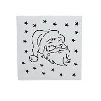 Caixas Personalizadas Brancas 100% Mdf (17x17x07) Papai Noel - 3