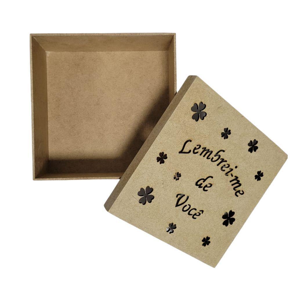 Caixas Personalizadas 100% Mdf Cru (17x17x07) Lembrei-me De Você1 - 2