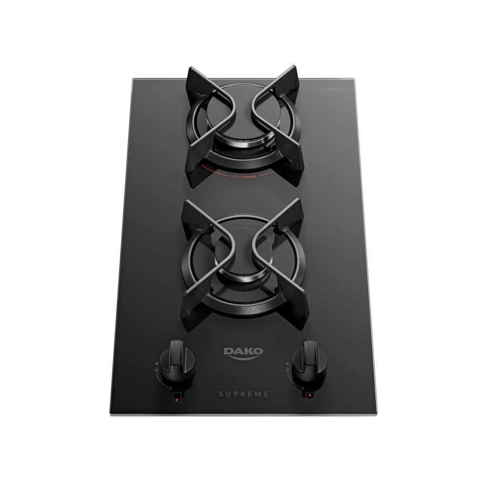 Cooktop 2 Bocas Com Mesa De Vidro Dako Supreme Bivolt - 1