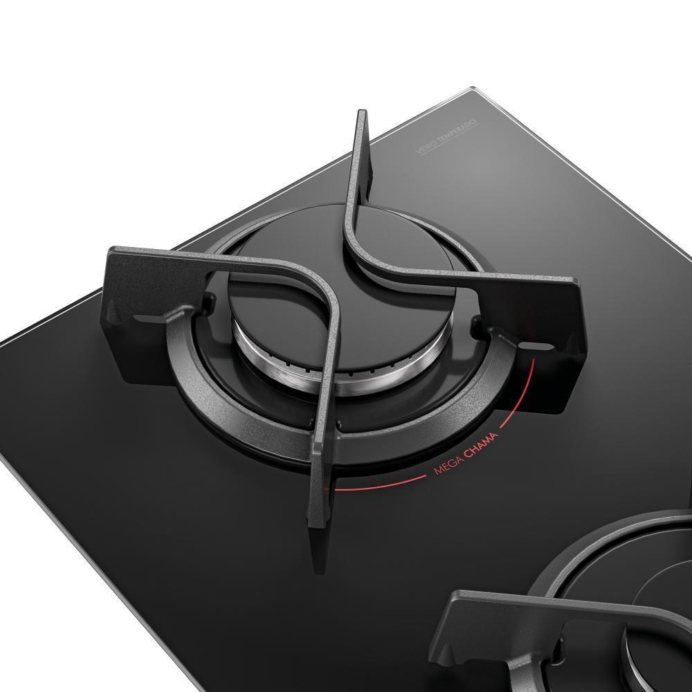 Cooktop 2 Bocas Com Mesa De Vidro Dako Supreme Bivolt - 3