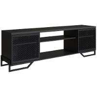 Rack Industrial 180 Cm 2 Pt Com Tela Em Metal 1027 Preto Pp Preto - 1